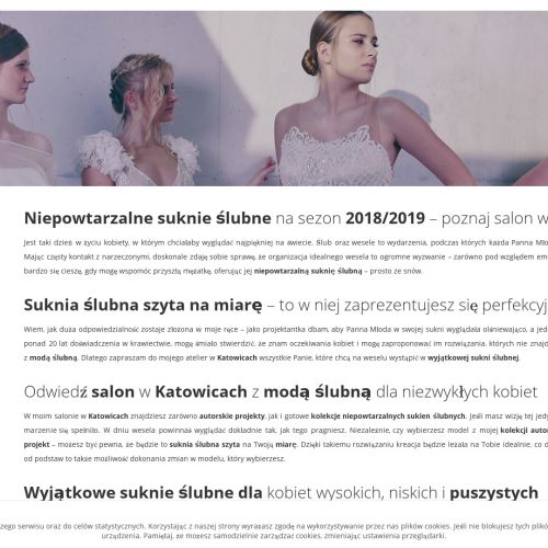 Suknie ślubne dla puszystych Katowice