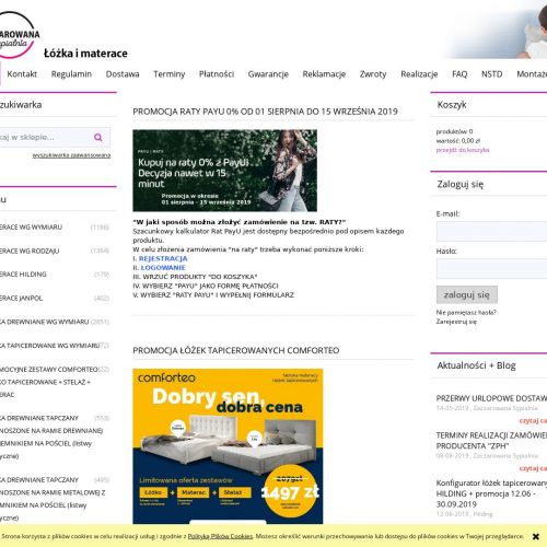 Łóżko dla seniora