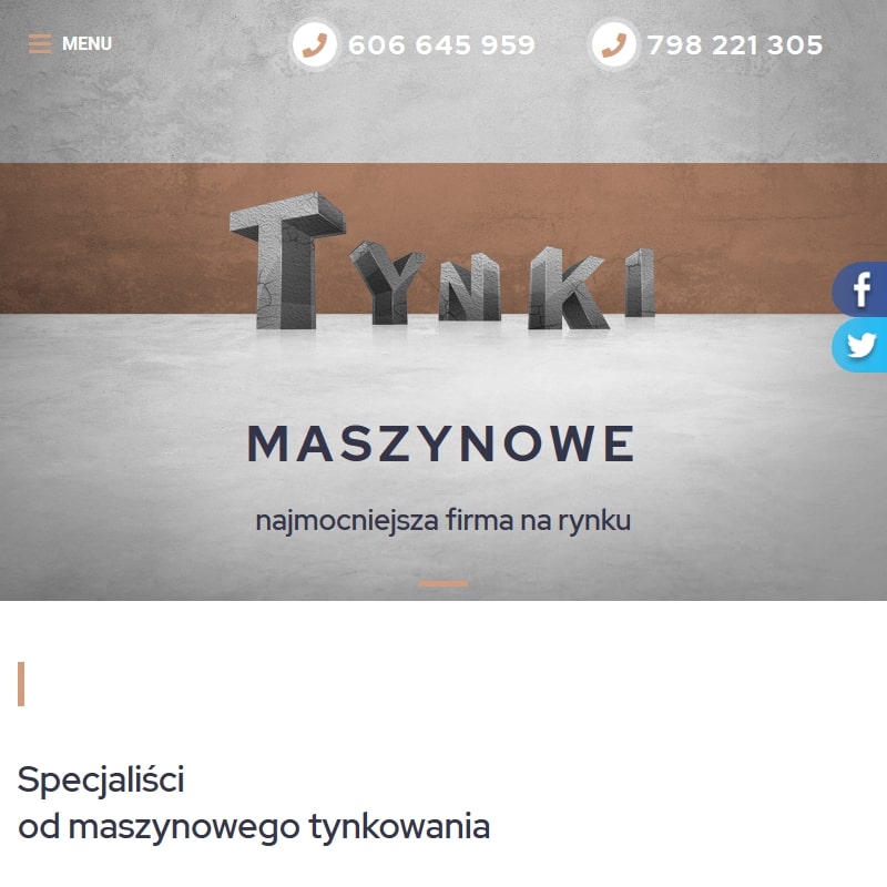 Tynkowanie maszynowe elewacjiturek w Zgierzu