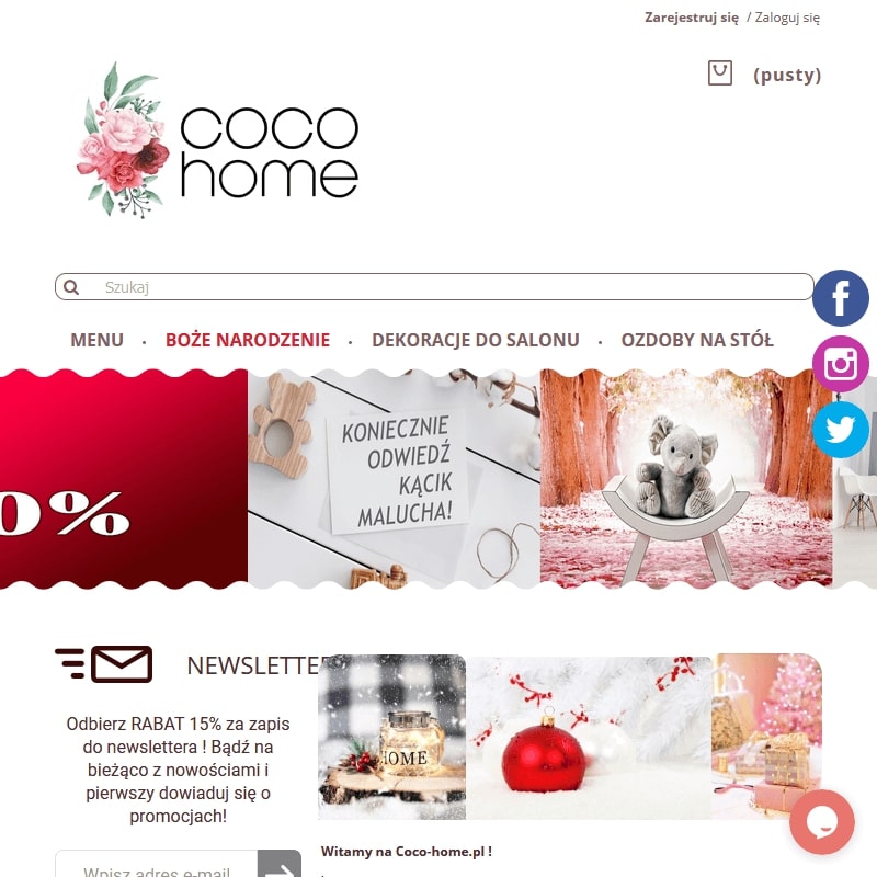 Dekoracje na ławe do salonu