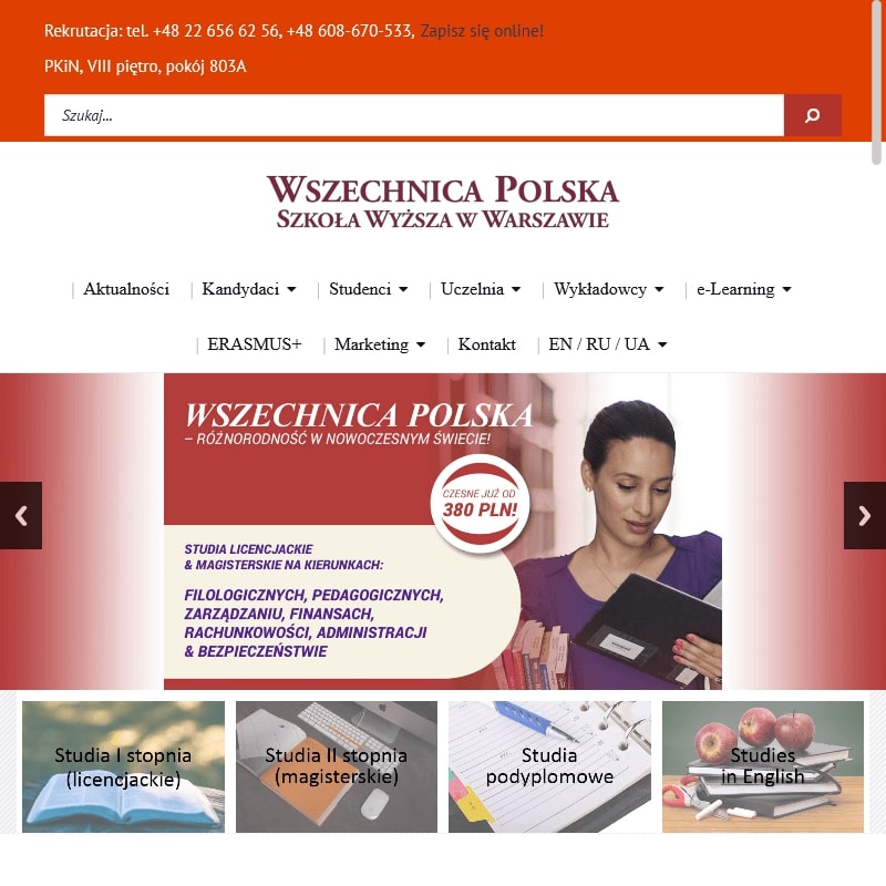 Studia licencjackie zaoczne Warszawa