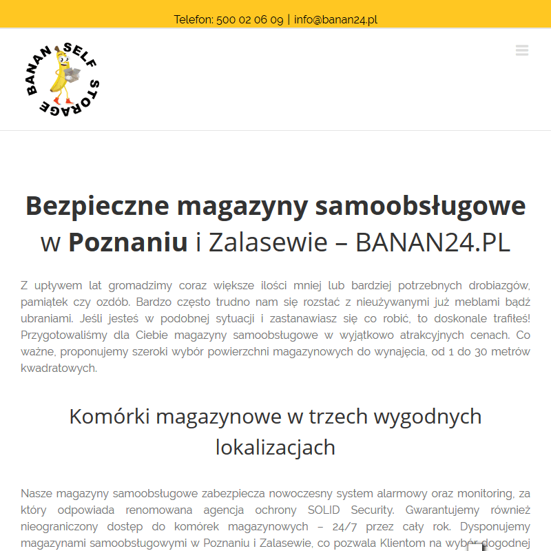 Wynajem magazynów w Poznaniu