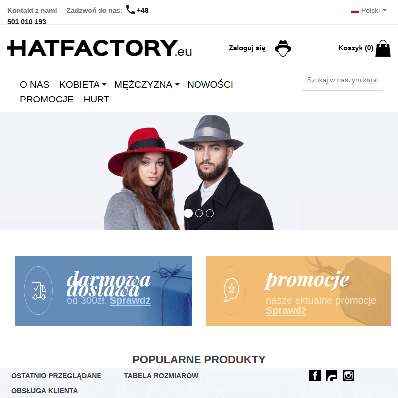 Czapki wełniane w Warszawie