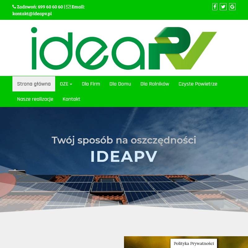 Panele monokrystaliczne w Poznaniu