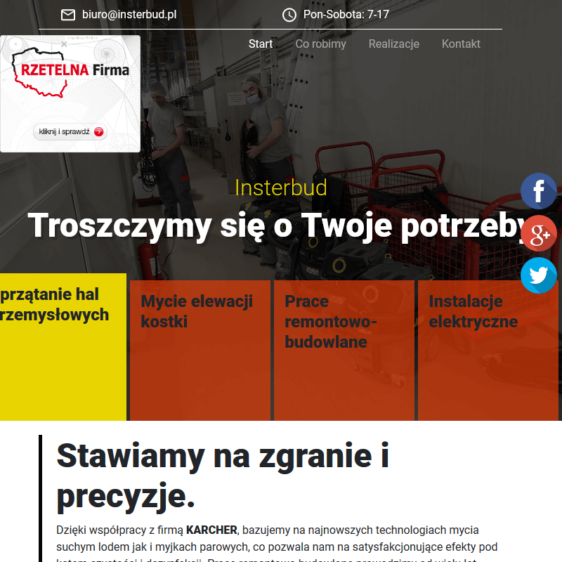 Sprzątanie hal produkcyjnych