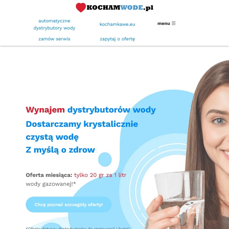 Warszawa - dystrybutor wody filtrowanej