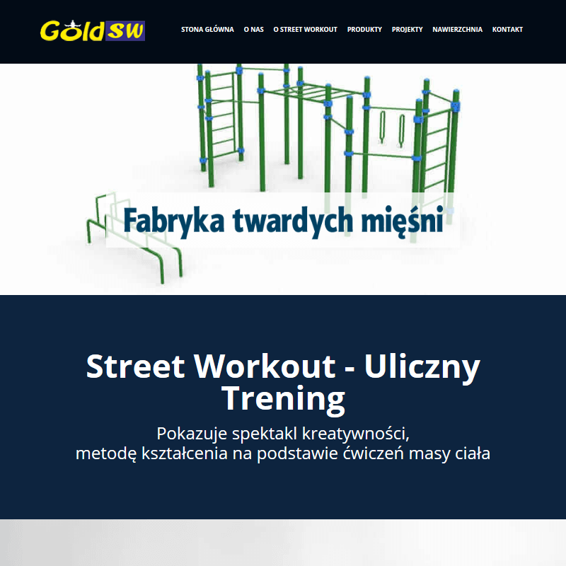 Plac do street workout sprzęt