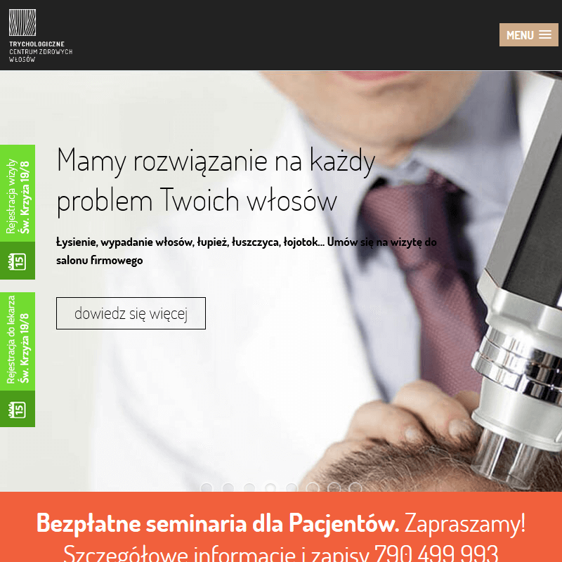 Gabinet trychologiczny - kraków