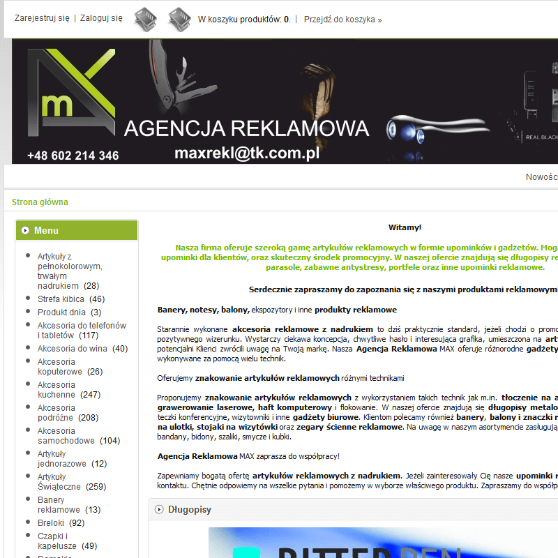 Akcesoria reklamowe