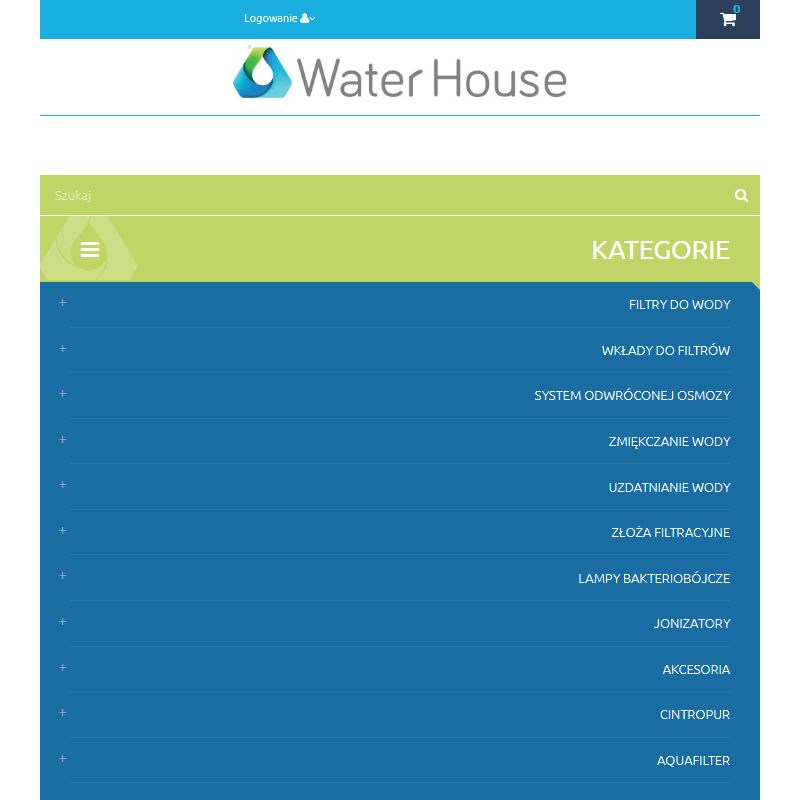 Wkłady filtrów do wody - Warszawa